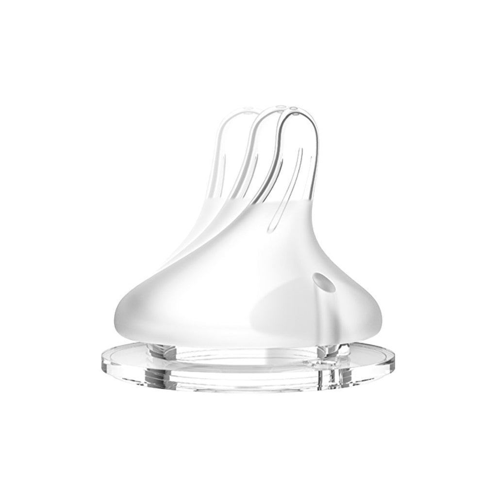 Lansinoh Glass Feeding Bottle 160ml + NaturalWave Bottle Teat Slow Flow