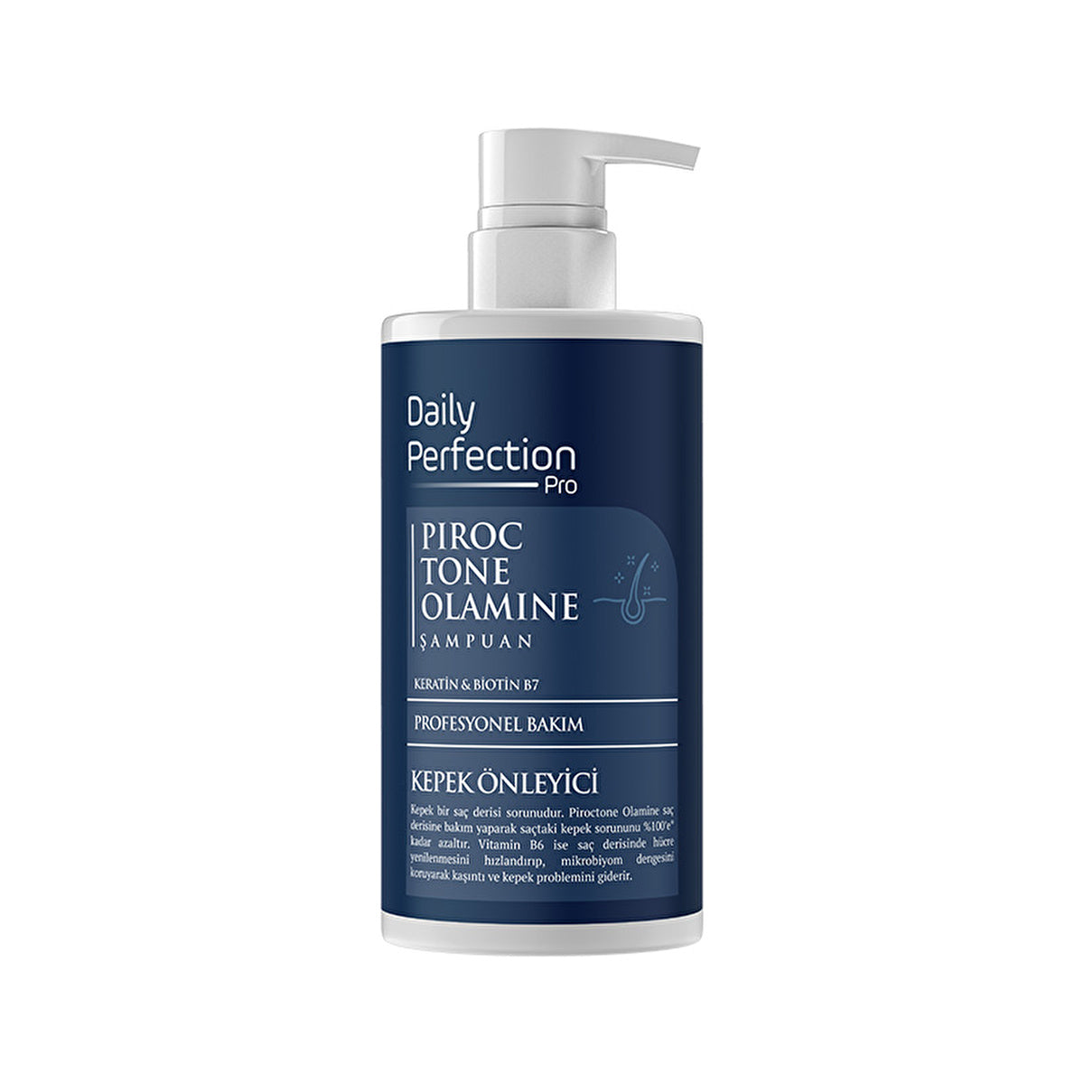 Daily Perfection Pro Piroctone Olamine Shampoo 450ml - Dandruff Care | Moisturizing Formula