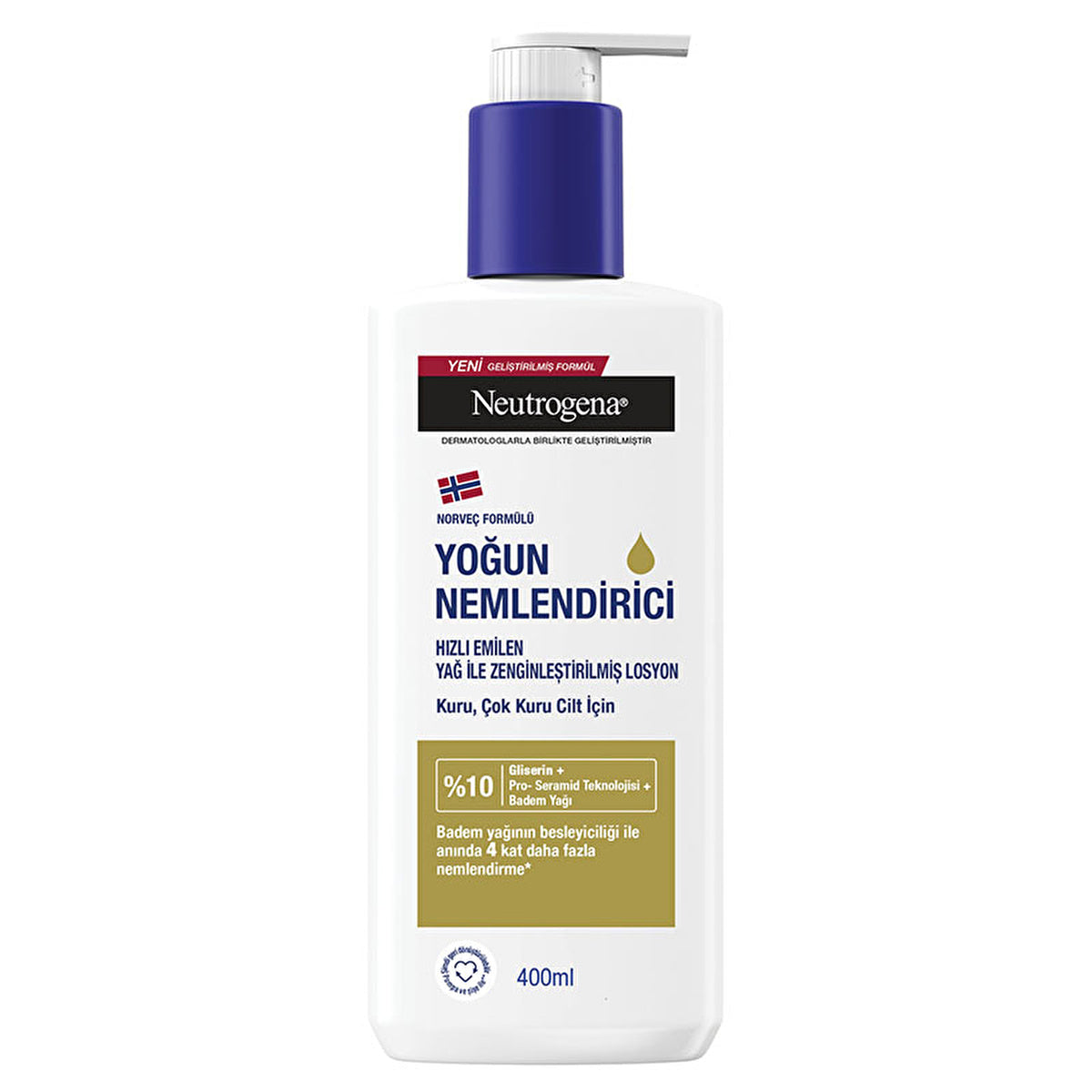 Neutrogena Body Lotion Enriched With Oil 400ml - Deep Hydration | Moisturizing
