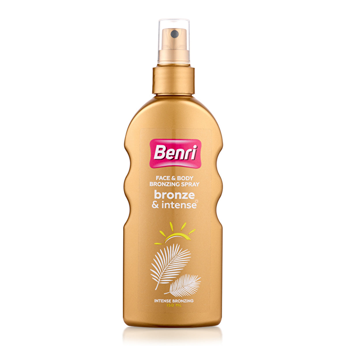 Benri Intense & Fast Tanning Spray 150ml - Quick Tan Solution | Lightweight