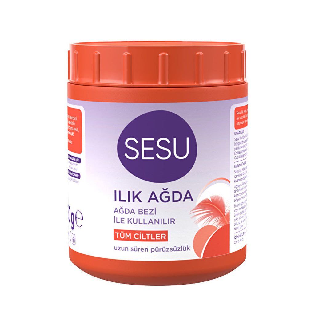 Sesu Warm Wax Orange 250g - Smooth Skin Hair Removal