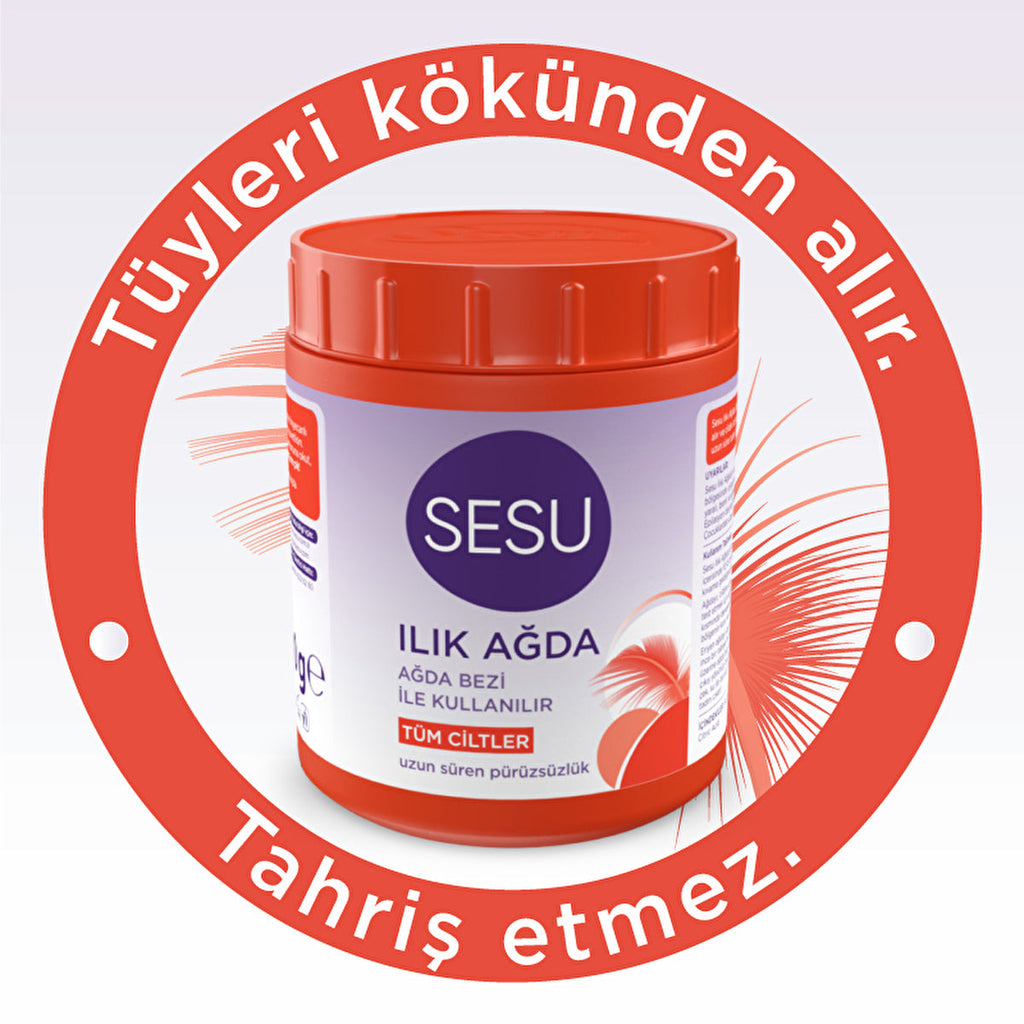 Sesu Warm Wax Orange 250g - Smooth Skin Hair Removal