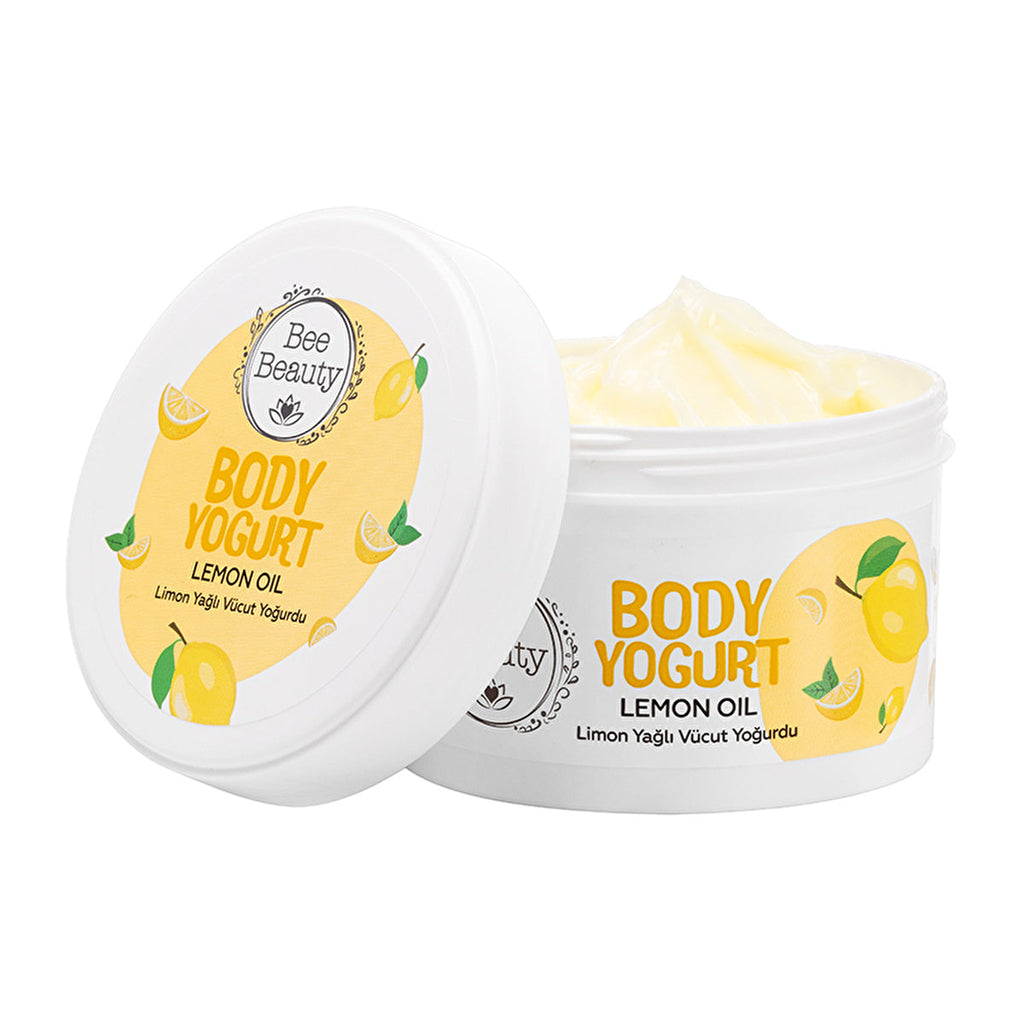 Bee Beauty Lemon Oil Body Yogurt 8.45oz - Nourishing Moisturizer