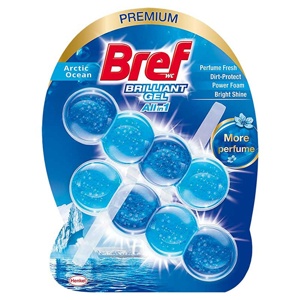 Bref Brilliant Gel Duopack Toilet Bowl Cleaner - Ocean | 2-Pack