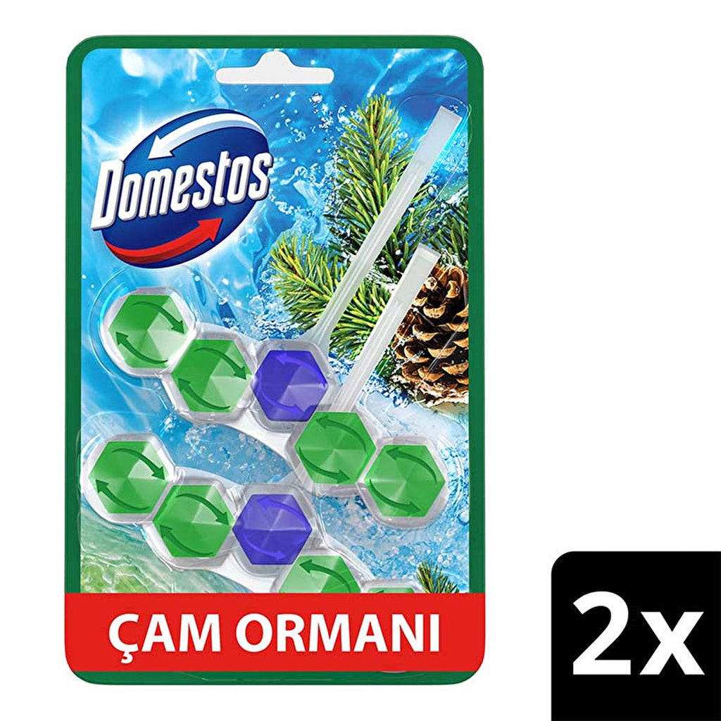Domestos Toilet Block Pine Forest 100g - Maximum Freshness and Hygiene