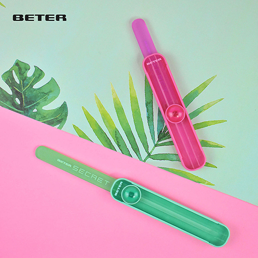 Foldable Glass Nail File - Assorted Colors | Durable Design