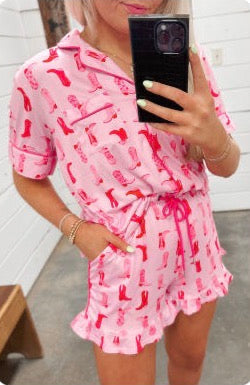 Boots & Bedtime Pajamas