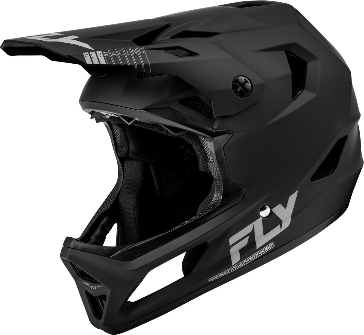 Fly Racing Rayce (2024) Full Face Helmet - Matte Black by Skates USA