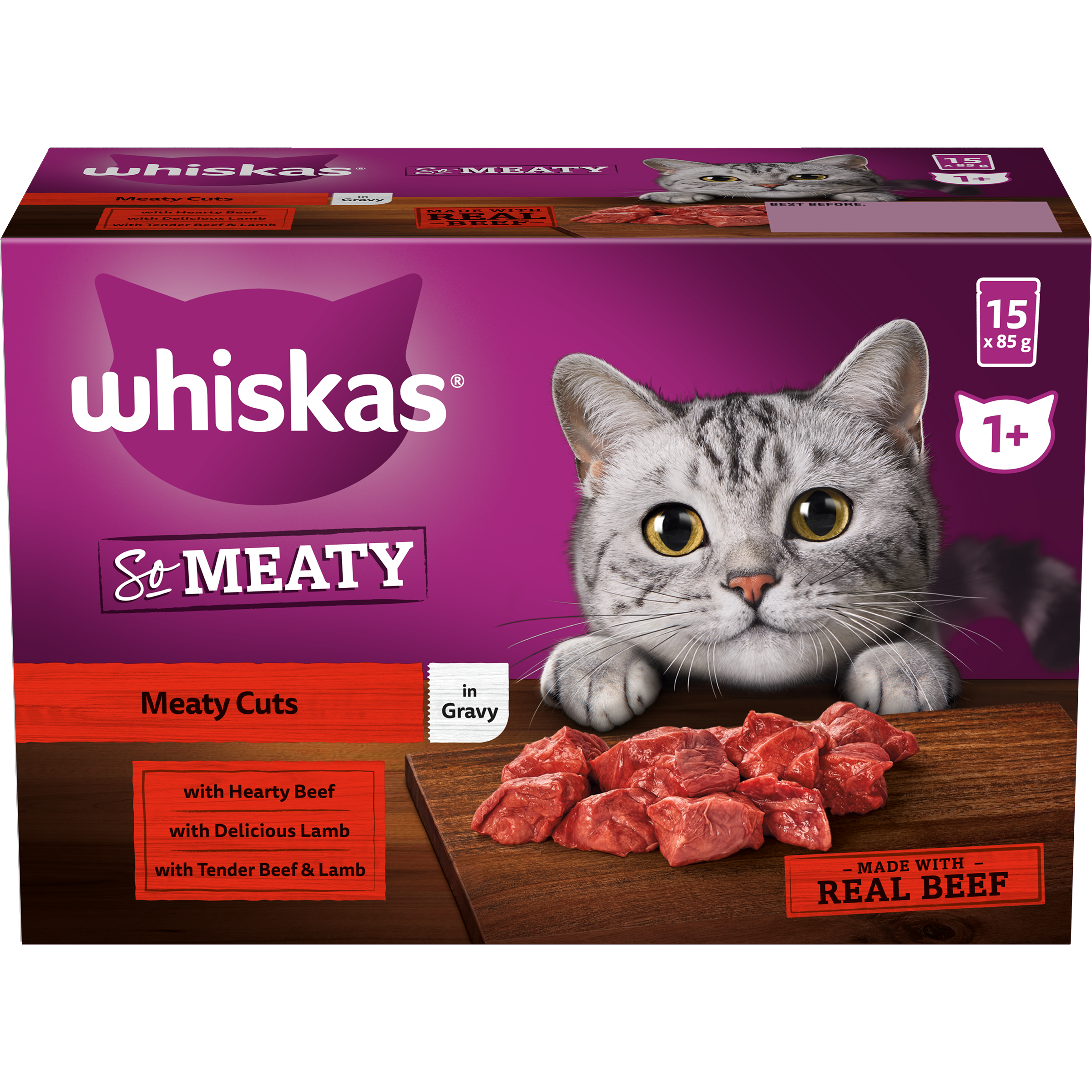 Whiskas Lamb Bag Wet Food 85 Gr