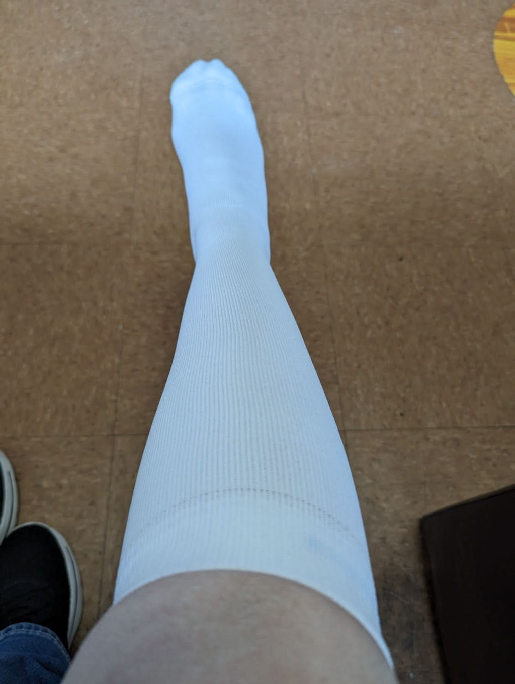 DSC Women's Over The Calf Compression Stocking Socks (1 Pair) — packaging