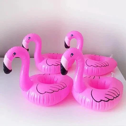 Flamingo Fun Pool Party Cup Holders - Stay Cool & Celebrate in Style!