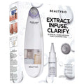 GLOfacial Hydro-Infusion Pore Cleansing Tool: Deep Pore Cleanser, Blackhead Remover, Blue LED Therapy for Clear, Plump Skin - At-Home Facial Treatment