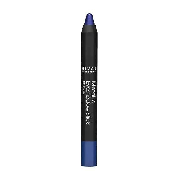 Rival de Loop Eyeshadow Stick Metallic No.08 - Intense, Long-Lasting Eye Makeup with Creamy Formula & Metallic Finish