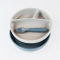 OiOi 100% Premium Silicone Baby Plate - Vacuum-Sealed, Heat Resistant, Non-Toxic - Perfect for Self-Feeding & Mealtime