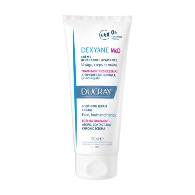 Ducray Dexyane Med Creme 100ml - Soothing Eczema Relief Cream for Hands, Face & Body