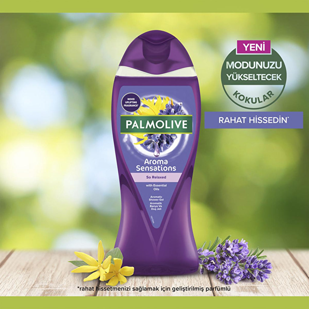 Palmolive Aroma Sensations So Relaxed Aromatic Shower Gel with Lavender & Ylang Ylang - Natural, Relaxing, 25.36 fl oz