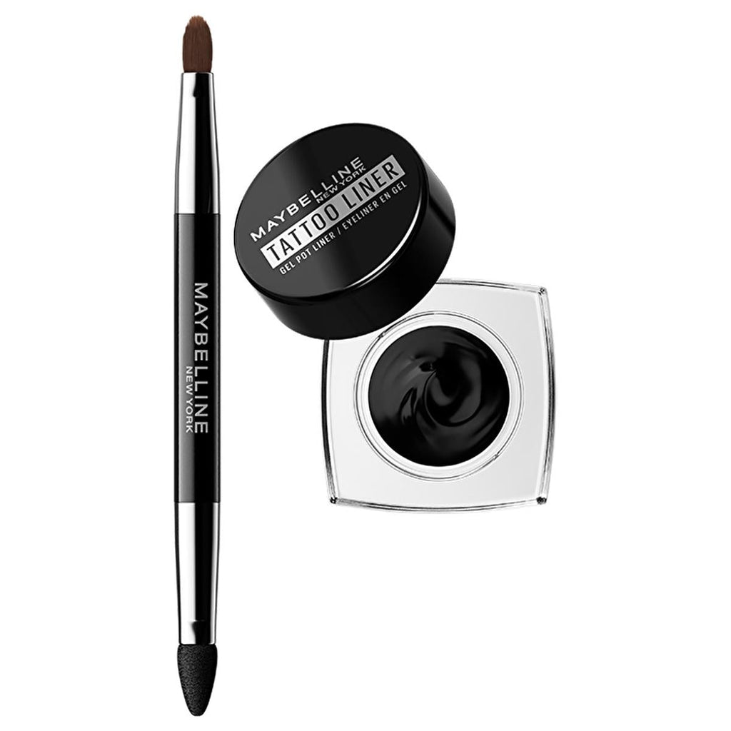 Maybelline New York Tattoo Liner: Long Lasting Smudge Proof Black Gel Eyeliner - Intense Pigment, Waterproof Formula