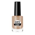 Golden Rose City Color Nail Lacquer No:129 - Long-Lasting Shine & Vibrant Color