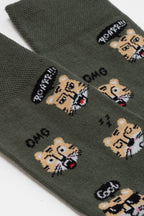 TheRanok.com Conte Cotton Socks Diwari Happy 657 — in-use photo