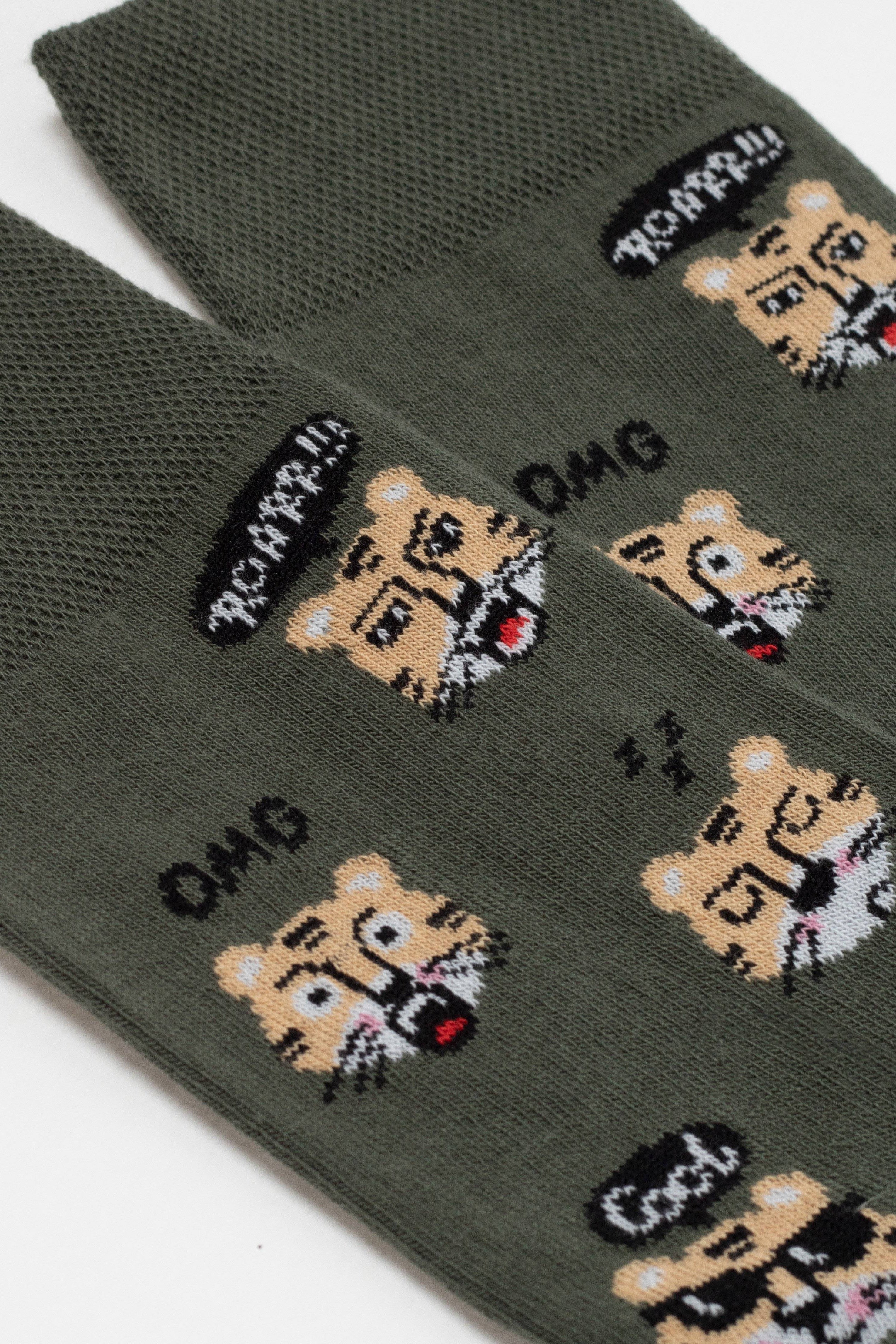 TheRanok.com Conte Cotton Socks Diwari Happy 657 — in-use photo