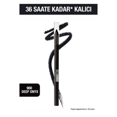 Maybelline Tattoo Liner Gel Eyeliner - 900 Deep Onyx: Waterproof, Smudge-Proof, Long-Lasting Black Eyeliner
