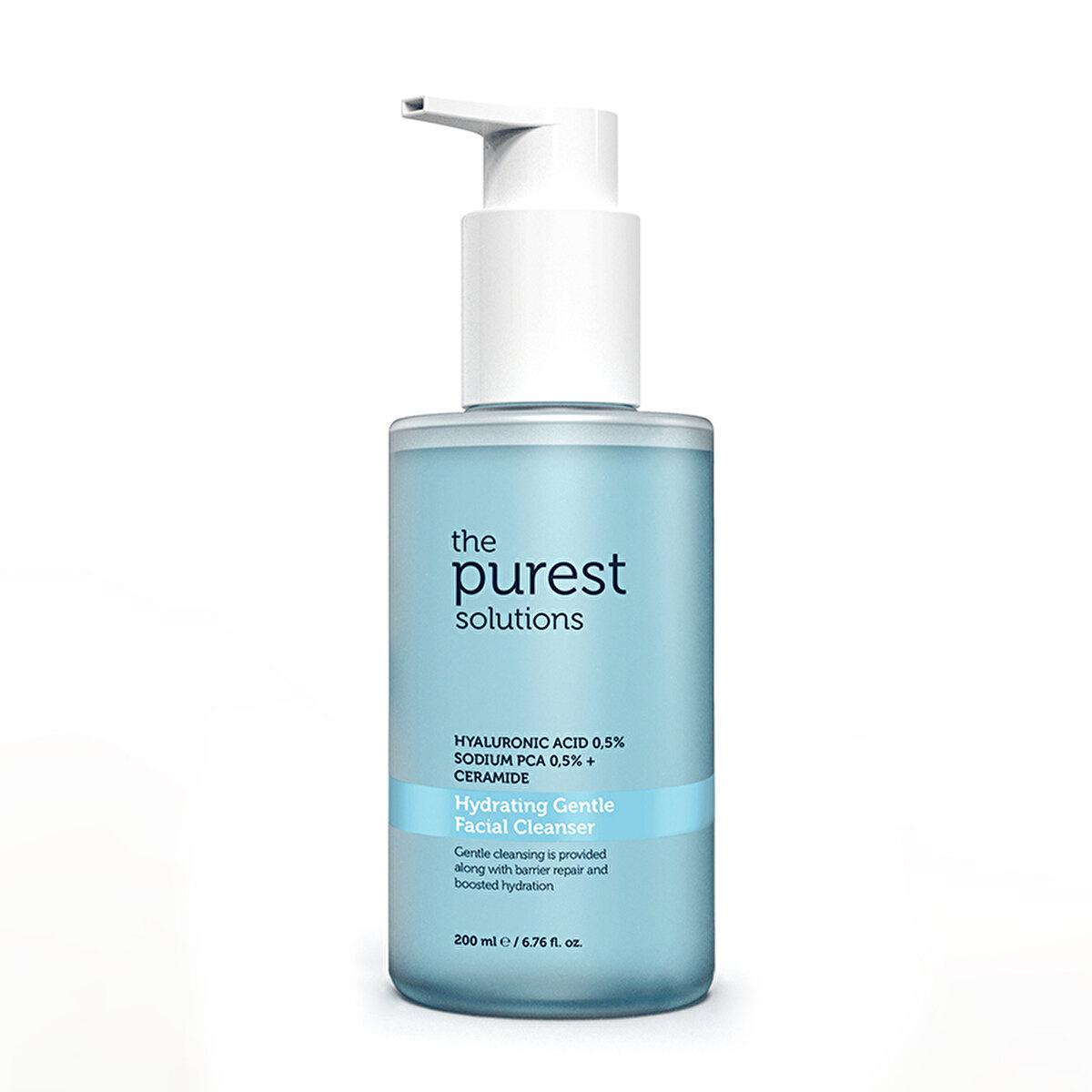 The Purest Solutions Gentle Cleansing Gel - Hyaluronic Acid Skincare for Dry & Sensitive Skin