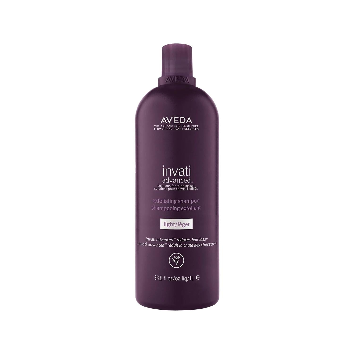Aveda Invati Ultra Advanced Shampoo - 1000ml Light Texture for Thinning Hair, Natural Hair Care