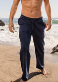 Spun Bamboo Men's Bamboo Viscose Fleece Lounge Pants — main product shot