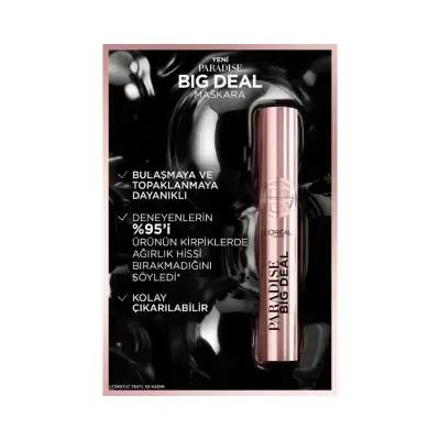 Loreal Paris Paradise Big Deal Mascara 9.9ml - Black Mascara for Volume & Drama