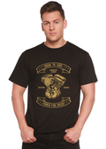 Spun Bamboo Born To Ride Men's Bamboo Viscose/Organic Cotton Short Sleeve Graphic T-Shirt — main product shot