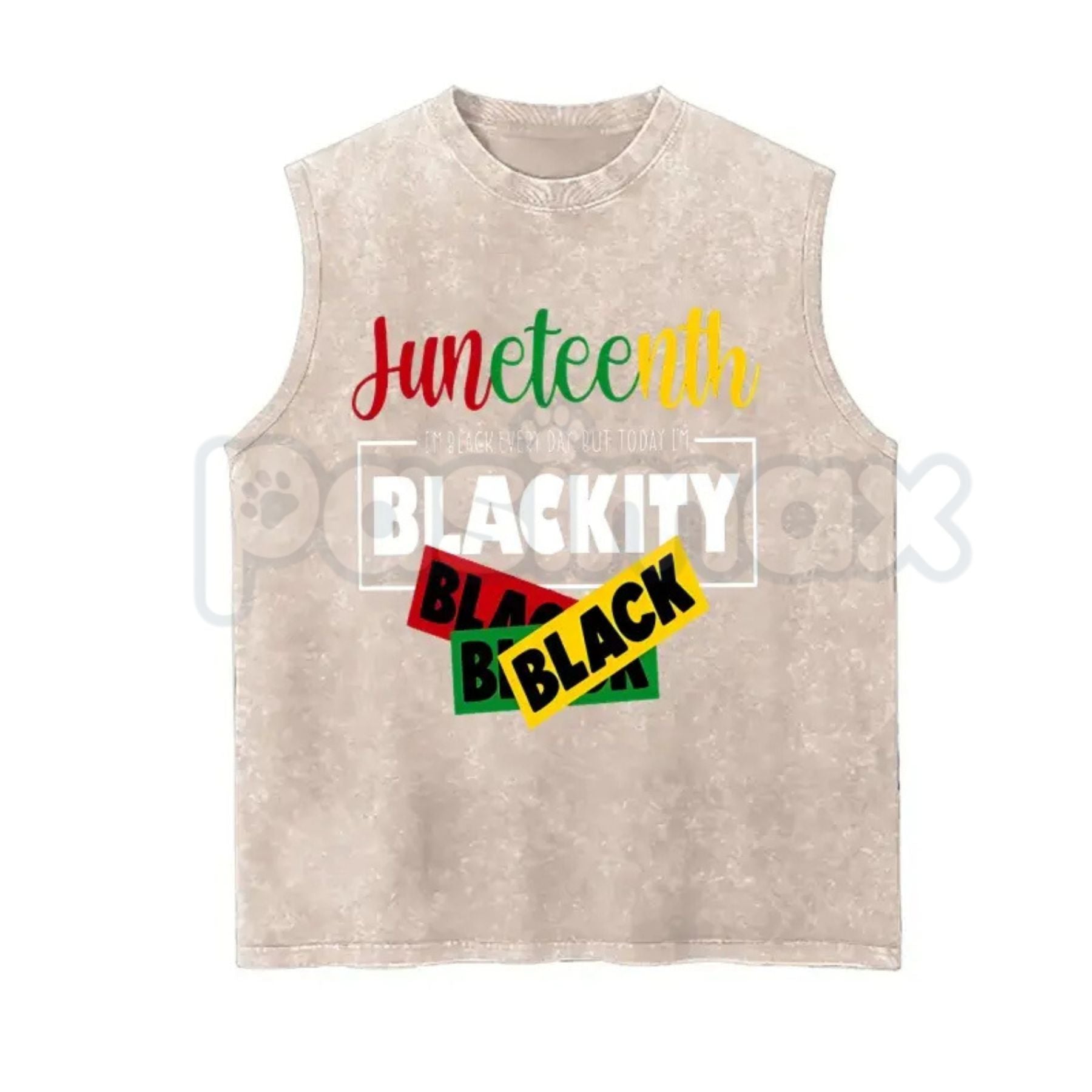 Juneteenth 1865 Freeish Tank Top – Black History Vintage Washed Shirt, Retro African American Freedom Graphic Tee, Juneteenth Celebrating Top