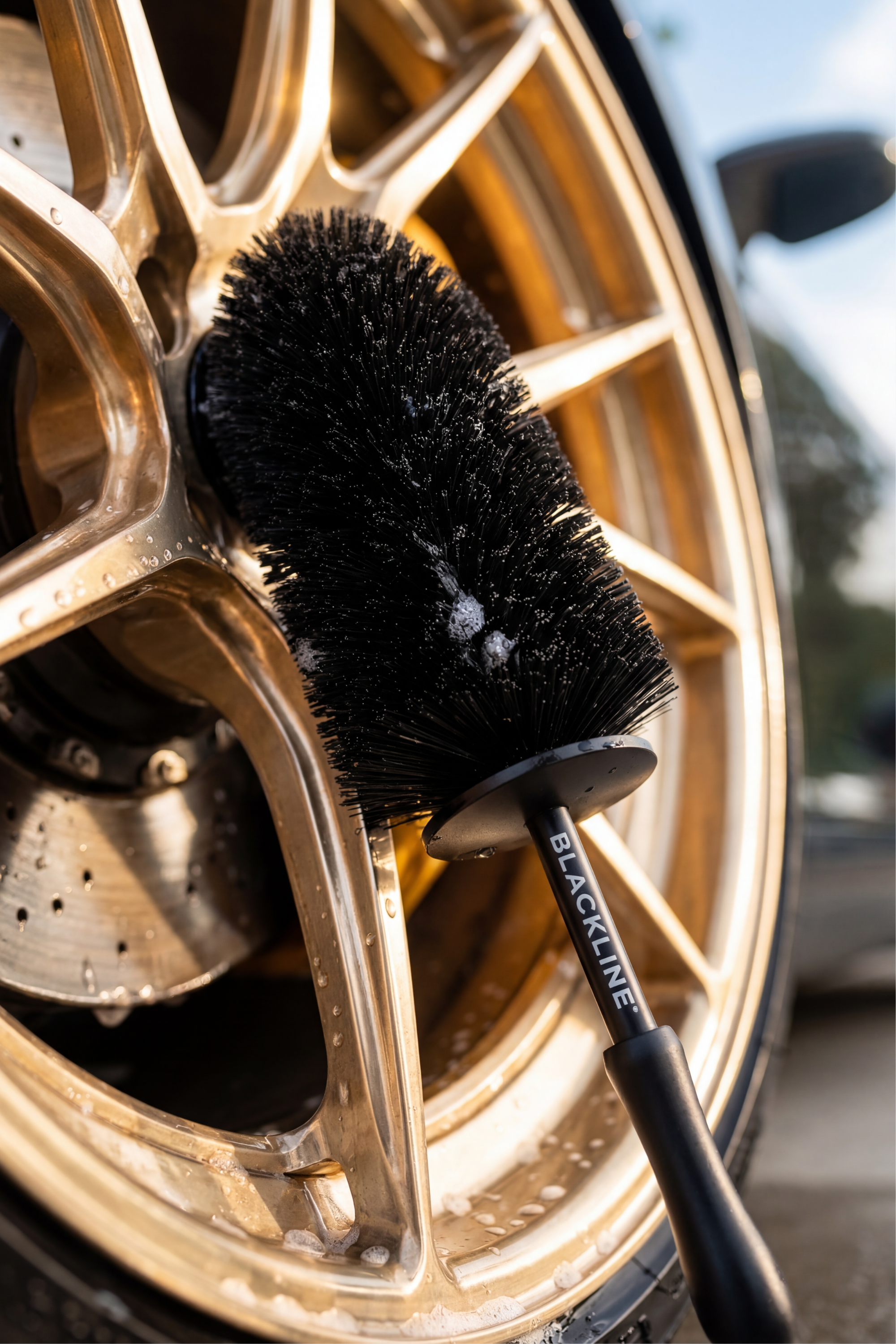 BLACKLINE® WHEEL BARREL BRUSH – Blackline Car Care, view 4