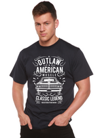 Spun Bamboo Outlaw American Muscle Spun Bamboo® Men's Bamboo Viscose/Organic Cotton Short Sleeve Graphic T-Shirt — lifestyle 