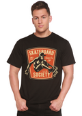 Spun Bamboo Skateboard Society Men's Bamboo Viscose/Organic Cotton Short Sleeve Graphic T-Shirt — main product shot