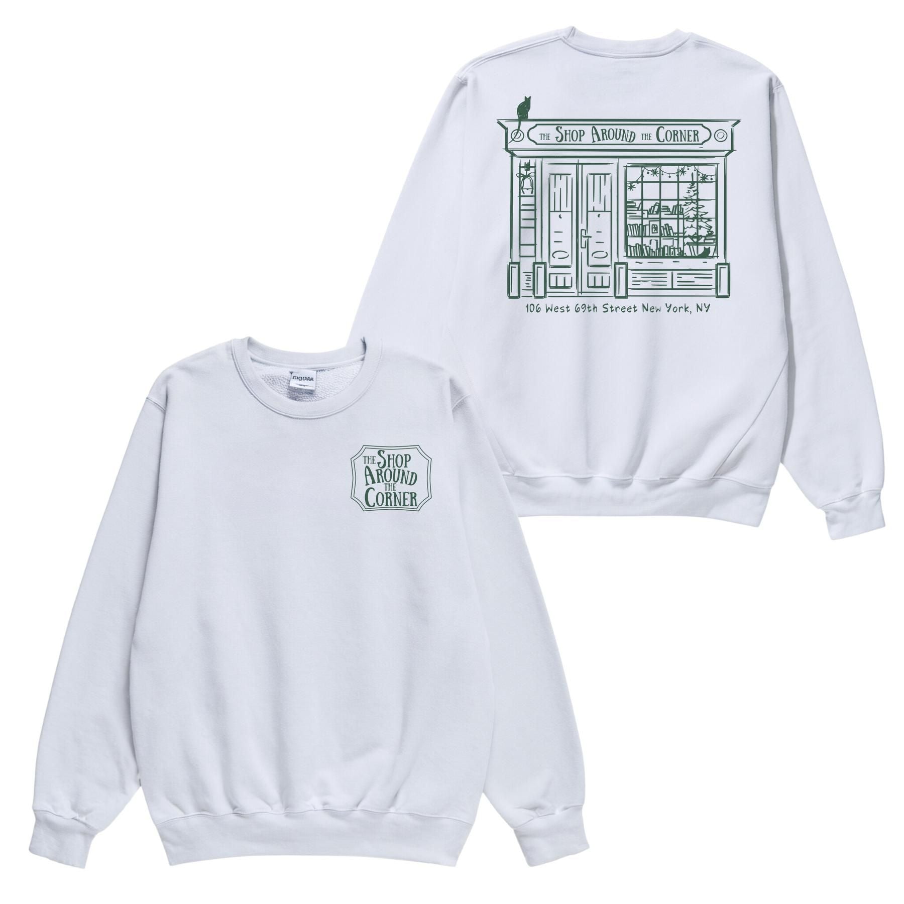 Pasimax You've Got Mail "Shop Around" Vintage Sweatshirt — size reference