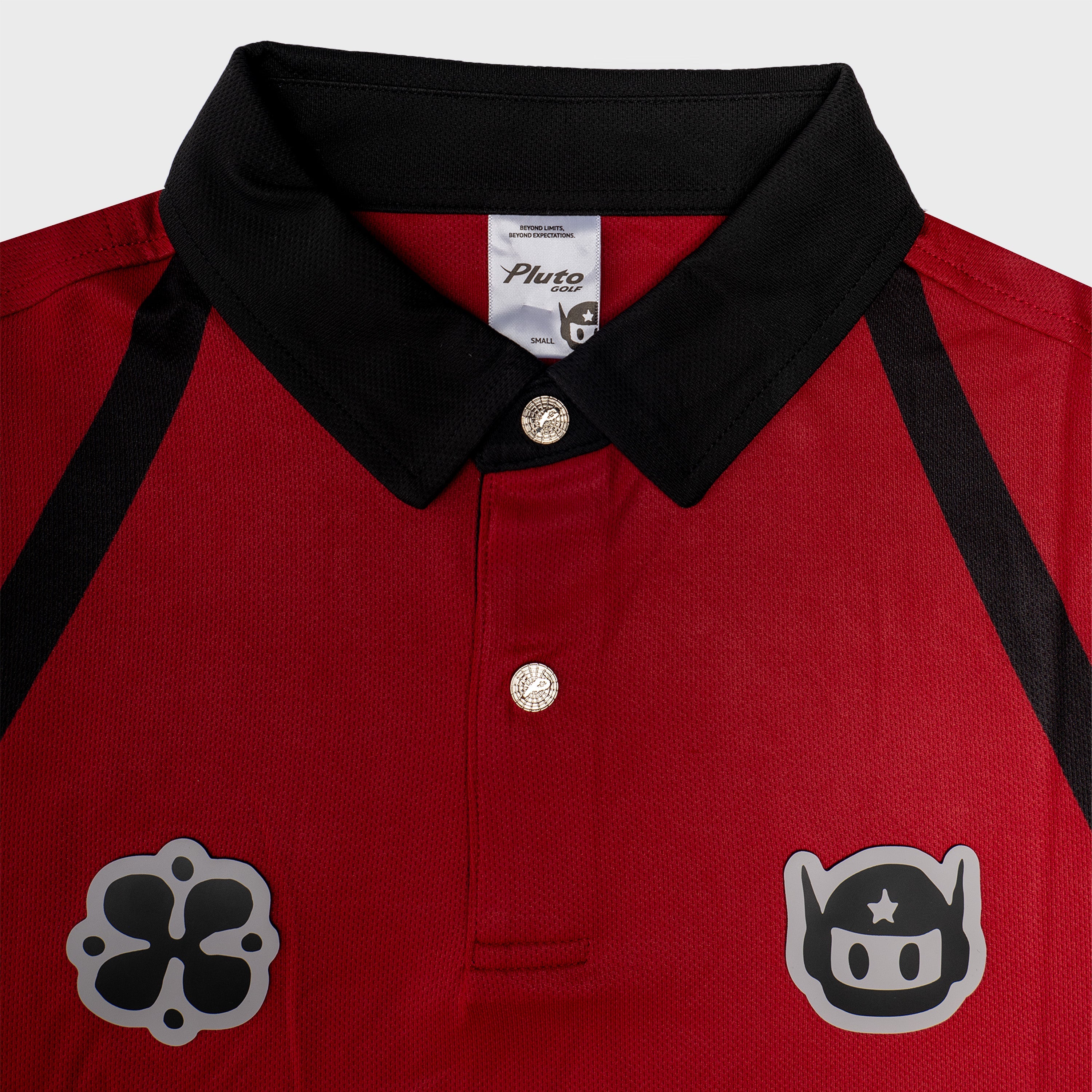 TEAM PLUTO POLO | CRIMSON