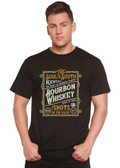 Spun Bamboo Bourbon Whiskey Men's Bamboo Viscose/Organic Cotton Short Sleeve Graphic T-Shirt — main product shot
