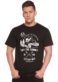 Spun Bamboo Try The Summit Spun Bamboo® Men's Bamboo Viscose/Organic Cotton Short Sleeve Graphic T-Shirt — main product shot