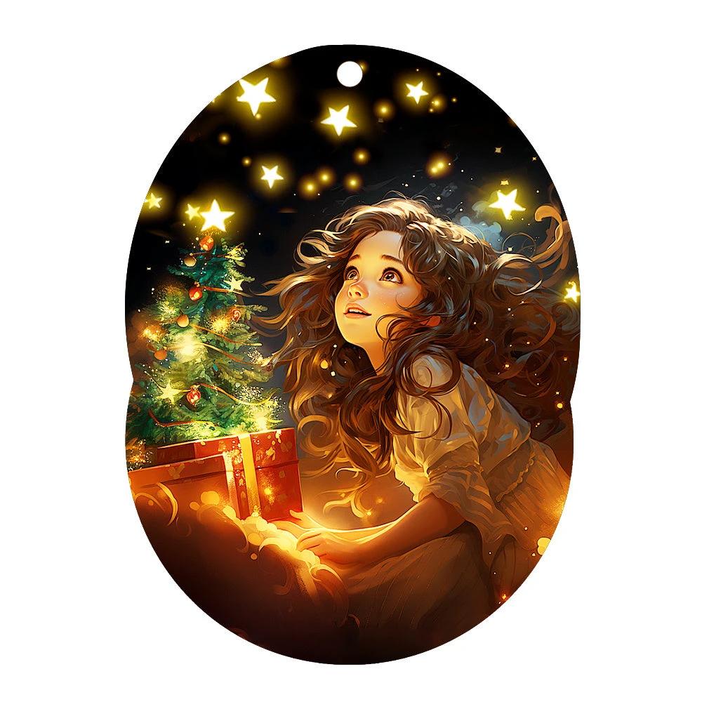 Mandotos Christmas Car Pendant Hanging Ornament for Car and Home Decoration Festive Holiday Decor