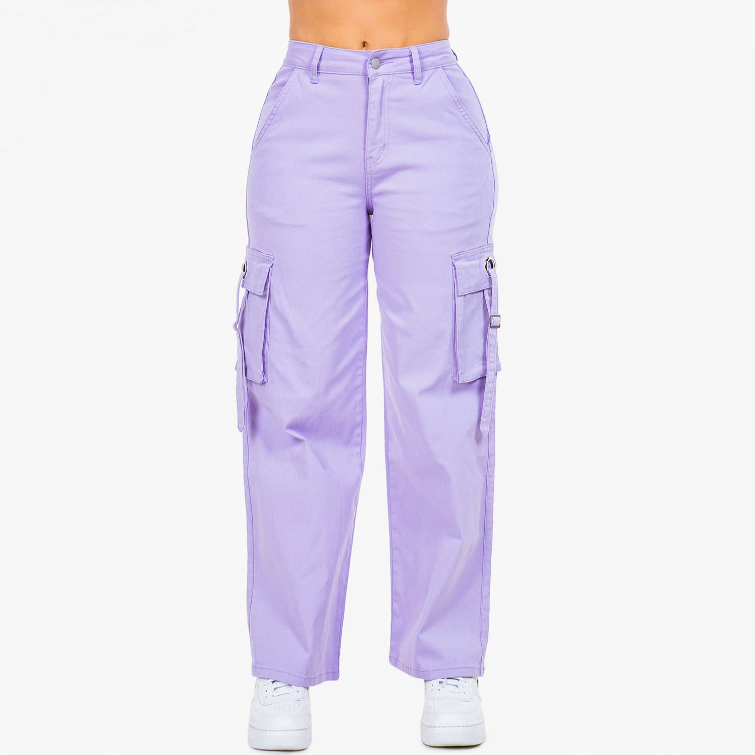 MWBW Apparel and More WIDE LEG CARGO POCKET PANTS-RJH20697 — fabric or material detail