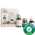 Drunk Elephant Plump + Hydrate Bestsellers Routine Set - Travel-Friendly Skincare for Fine Lines, Dryness & Dullness