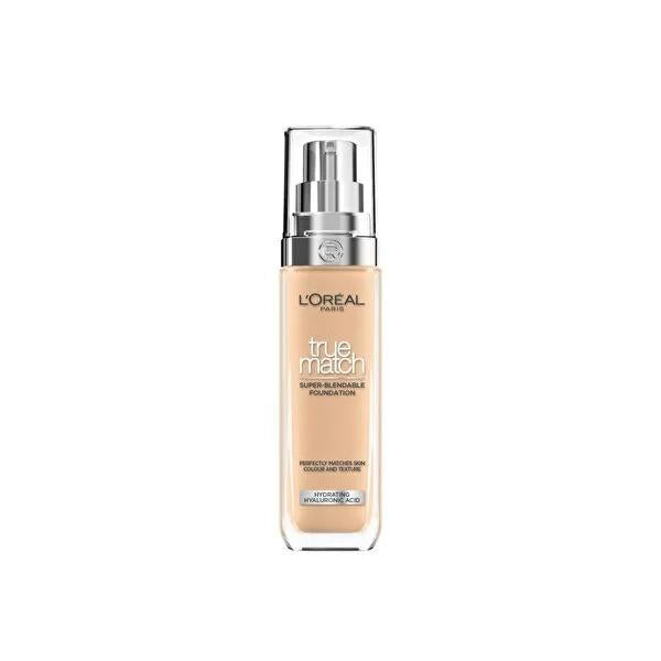 L'Oréal Paris True Match Foundation - Natural Coverage, Hydrating, 24-Hour Moisturizing Makeup for Various Skin Tones - 1.01 fl oz
