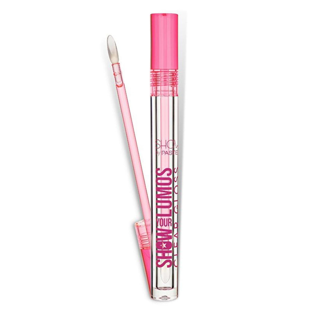 Show by Pastel Lumos Clear Lip Gloss: Vegan, Cruelty-Free, High-Shine, Plumping Gloss for Naturally Glossy & Hydrated Lips