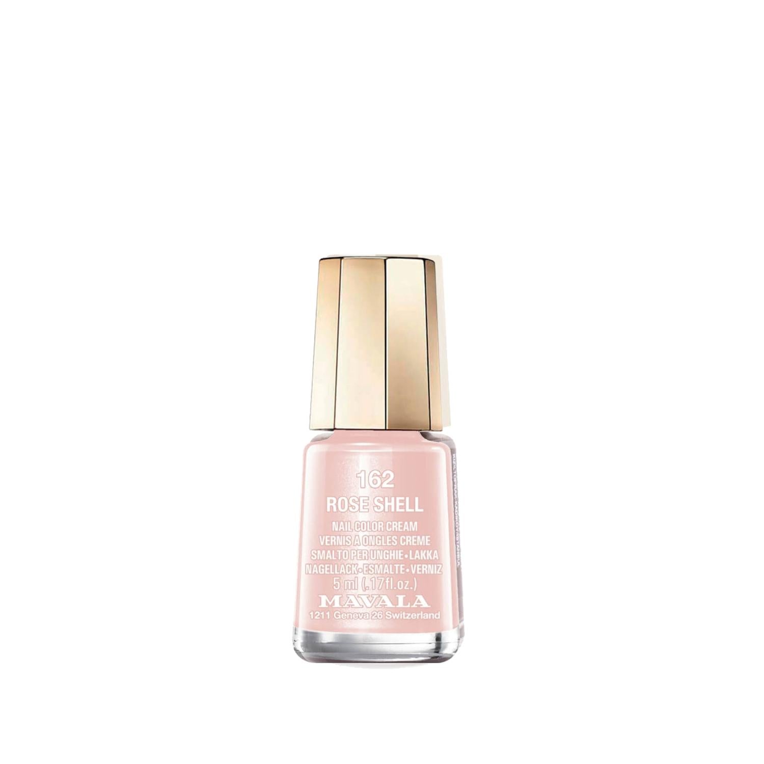 Mavala Mini Color Rose Shell 5 ml - Portable Rose Nail Polish for Travel