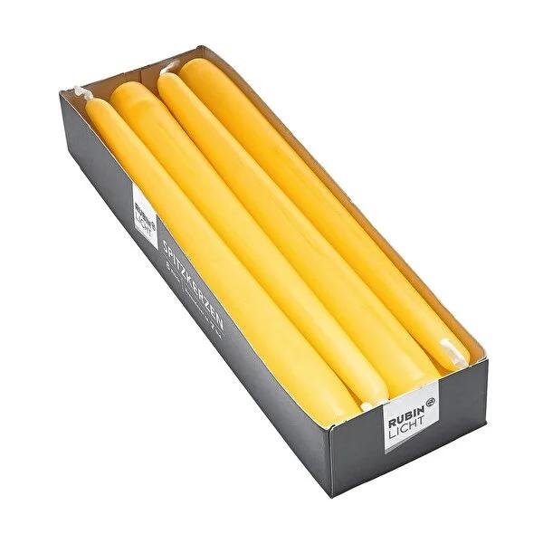 Rubin Licht Yellow Stick Candle 245x23 - Sarı Çubuk Mum for Ambiance and Home Decor
