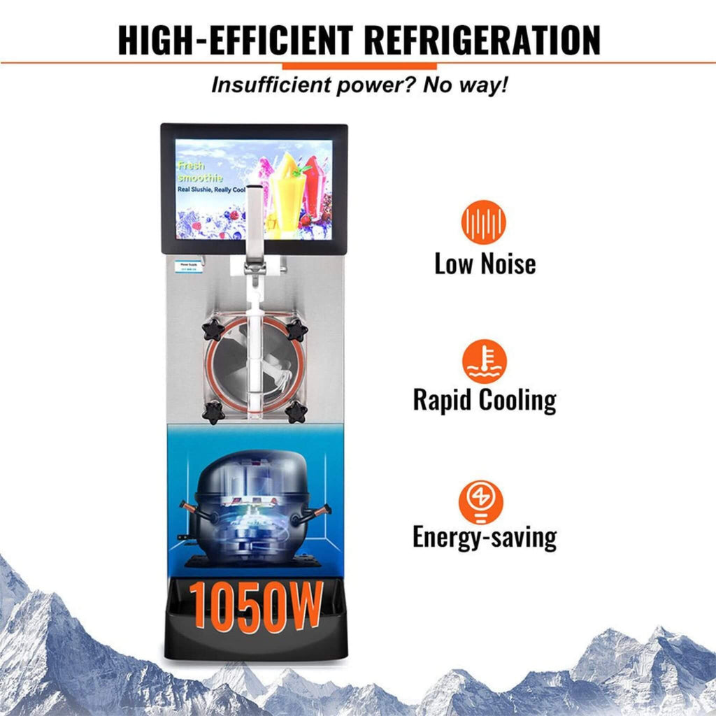 8L Commercial 1050W Single Frozen Margarita Ice Slushy Drink Maker Machine (SAK94026) – SAKSBY WHOLESALE, view 10