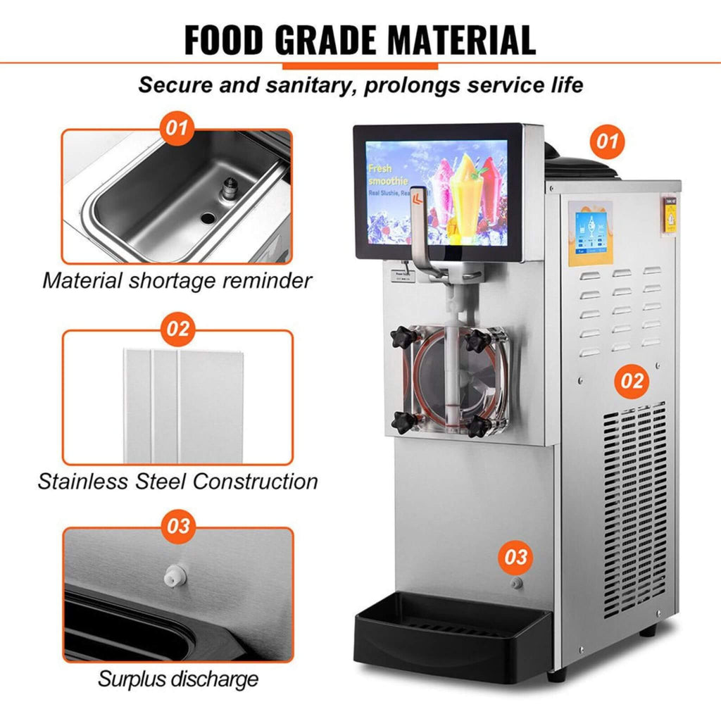 8L Commercial 1050W Single Frozen Margarita Ice Slushy Drink Maker Machine (SAK94026) – SAKSBY WHOLESALE, view 8
