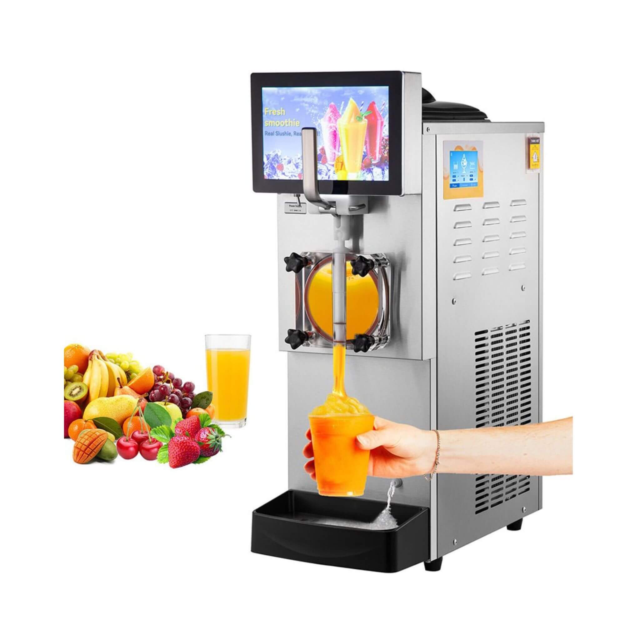 8L Commercial 1050W Single Frozen Margarita Ice Slushy Drink Maker Machine (SAK94026) – SAKSBY WHOLESALE, view 3