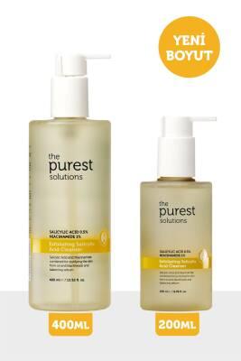 The Purest Solutions Salicylic Acid Cleansing Gel for Oily Skin - 400ml Acne Treatment & Purifying Cleanser