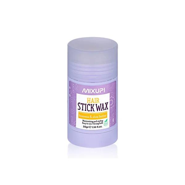 Mixup Hair Stick Wax - Strong Hold, Moisturizing, Residue-Free Hair Styling Wax for Dry Hair